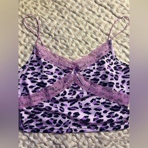 SHEIN Cheetah print tank top